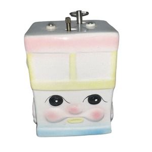 Vintage Ceramic My Neil Musical Truck Planter Truck Baby Nursery